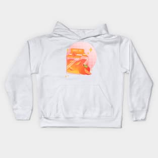 Orange Juice Box Kids Hoodie